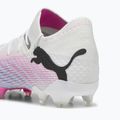 PUMA Future 7 Ultimate FG/AG футбольні бутси пума білі / пума чорні / отруйно-рожеві 10