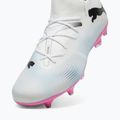 Футбольні бутси PUMA Future 7 Match MxSG пума білі / пума чорні / отруйно-рожеві 12