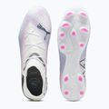 Футбольні бутси PUMA Future 7 Pro+ FG/AG пума білі / пума чорні / отруйно-рожеві 11