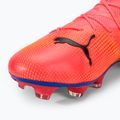 Кросівки футбольні PUMA Future 7 Match Neymar Jr FG/AG sunset glow/black/sun stream/puma green/blue 7