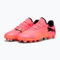 Бутси футбольні дитячі PUMA Future 7 Play FG/AG Jr sunset glow/puma black/sun stream 10