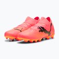 Бутси футбольні дитячі PUMA Future 7 Pro FG/AG Jr sunset glow/puma black/sun stream 10