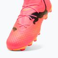 Бутси футбольні дитячі PUMA Future 7 Pro FG/AG Jr sunset glow/puma black/sun stream 12