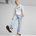 Кофта чоловіча PUMA Power Graphic Hoodie TR light gray heather 4