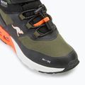 Дитячі черевики KangaROOS KX-Toke Mid EV військово-зелені / неоново-помаранчеві 7