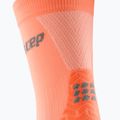 Шкарпетки компресійні жіночі CEP Ultralight Mid Cut coral/cream 4