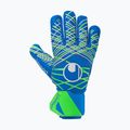 Рукавиці воротарські uhlsport Aquagrip HN pacific blue/fluo green/w