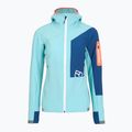 Куртка софтшел жіноча ORTOVOX Berrino Hooded блакитна 6027700007