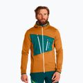 Кофта трекінгова чоловіча Ortovox Fleece Grid Hoody коричнева 87211