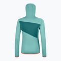Флісова кофта жіноча ORTOVOX Fleece Grid Hoody бірюзова 8720100036 2