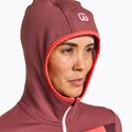Кофта трекінгова жіноча ORTOVOX Fleece Grid Hoody червона 87201 4