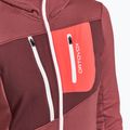 Кофта трекінгова жіноча ORTOVOX Fleece Grid Hoody червона 87201 5