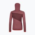 Кофта трекінгова жіноча ORTOVOX Fleece Grid Hoody червона 87201 11