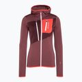 Кофта трекінгова жіноча ORTOVOX Fleece Grid Hoody червона 87201 6