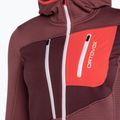 Кофта трекінгова жіноча ORTOVOX Fleece Grid Hoody червона 87201 8