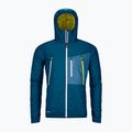 Куртка для скітуру чоловіча ORTOVOX Swisswool Piz Boè блакитна 6106200037