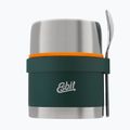 Термос для їжі з приборами Esbit Stainless Steel Food Jug 500 мл forest green