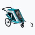 Причіп велосипедний двомісний Qeridoo Speedkid2 блакитний Q-SK2-21-P 2