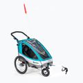 Причіп велосипедний одномісний Qeridoo Sportrex1 блакитний Q-SR1-21-P