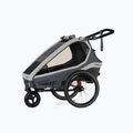 Причіп велосипедний одномісний Qeridoo Kidgoo 1 сірий Q-KDG1-22-SG