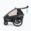 Причіп велосипедний двомісний Qeridoo Kidgoo 2 Sport чорний Q-KGS2-22-AB 2