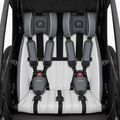 Причіп велосипедний двомісний Qeridoo Sportrex 2 LE жовтий Q-SPR2-22-LG 4