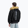Куртка чоловіча Alpha Industries 45/P Hooded Custom Bomber black/reflective 3