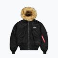 Куртка чоловіча Alpha Industries 45/P Hooded Custom Bomber black/reflective 7