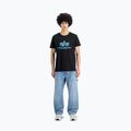 Футболка поло чоловіча Alpha Industries Basic black/blue 2