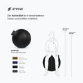 М'яч гімнастичний STRYVE Active 65 cm black 2