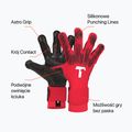 Воротарські рукавиці T1TAN Rebel 2.0 Solar Red 2