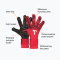 T1TAN Rebel 2.0 Воротарські рукавиці Solar Red FP червоні 2