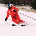 Куртка гірськолижна чоловіча Descente Swiss mandarin orange 18