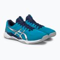 Кросівки гандбольні чоловічі ASICS Gel-Tactic island blue/pure silver 4