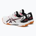 Кросівки волейбольні чоловічі ASICS Gel-Rocket 10 white/classic red 3