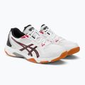 Кросівки волейбольні чоловічі ASICS Gel-Rocket 10 white/classic red 4