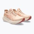 Жіночі кросівки ASICS Gel-Nimbus 25 блідо-абрикосові/світло-гранатові 11