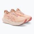 Жіночі кросівки ASICS Gel-Nimbus 25 блідо-абрикосові/світло-гранатові 4