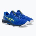 Кросівки волейбольні чоловічі ASICS Netburner Ballistic FF 3 illusion blue / glow yellow 5