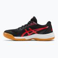Кросівки для сквошу чоловічі ASICS Upcourt 5 black / classic red 3