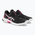 Кросівки волейбольні жіночі ASICS Netburner Ballistic FF 3 black / hot pink 5