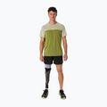 Футболка для бігу чоловіча ASICS Race Top performance dried leaf green/cactus 2