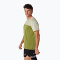 Футболка для бігу чоловіча ASICS Race Top performance dried leaf green/cactus 4