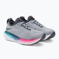 Жіночі бігові кросівки ASICS Gel-Nimbus 25, білий/сірий 4