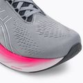 Жіночі бігові кросівки ASICS Gel-Nimbus 25, білий/сірий 7