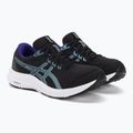 Кросівки бігові жіночі ASICS Gel-Contend 8 black/aquarium 4