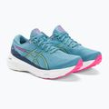 Жіночі бігові кросівки ASICS Gel-Kayano 30 синій / лаймовий зелений 5