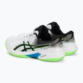 Кросівки для волейболу чоловічі ASICS Beyond F white/lime burst 3