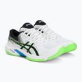 Кросівки для волейболу чоловічі ASICS Beyond F white/lime burst 4