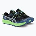 Кросівки для бігу чоловічі ASICS Gel-Trabuco 12 black/light blue 5